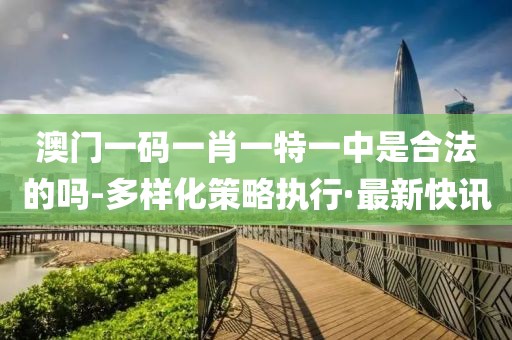 澳門(mén)一碼一肖一特一中是合法的嗎-多樣化策略執(zhí)行·最新快訊