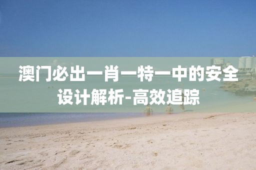 澳門必出一肖一特一中的安全設計解析-高效追蹤