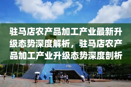 駐馬店農(nóng)產(chǎn)品加工產(chǎn)業(yè)最新升級態(tài)勢深度解析，駐馬店農(nóng)產(chǎn)品加工產(chǎn)業(yè)升級態(tài)勢深度剖析