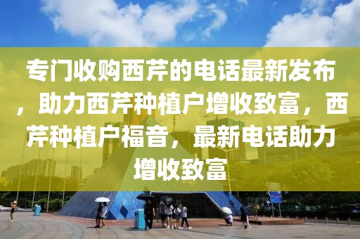專門收購(gòu)西芹的電話最新發(fā)布，助力西芹種植戶增收致富，西芹種植戶福音，最新電話助力增收致富