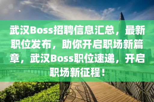 武漢Boss招聘信息匯總，最新職位發(fā)布，助你開啟職場新篇章，武漢Boss職位速遞，開啟職場新征程！