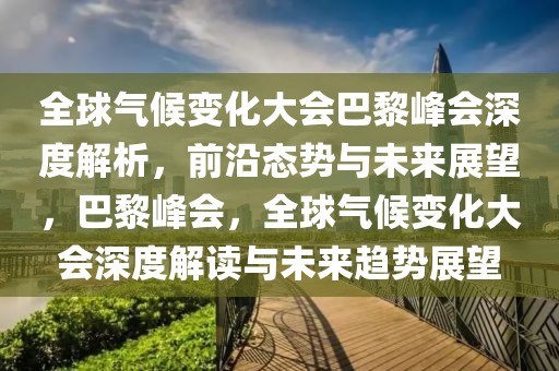 全球氣候變化大會(huì)巴黎峰會(huì)深度解析，前沿態(tài)勢(shì)與未來展望，巴黎峰會(huì)，全球氣候變化大會(huì)深度解讀與未來趨勢(shì)展望